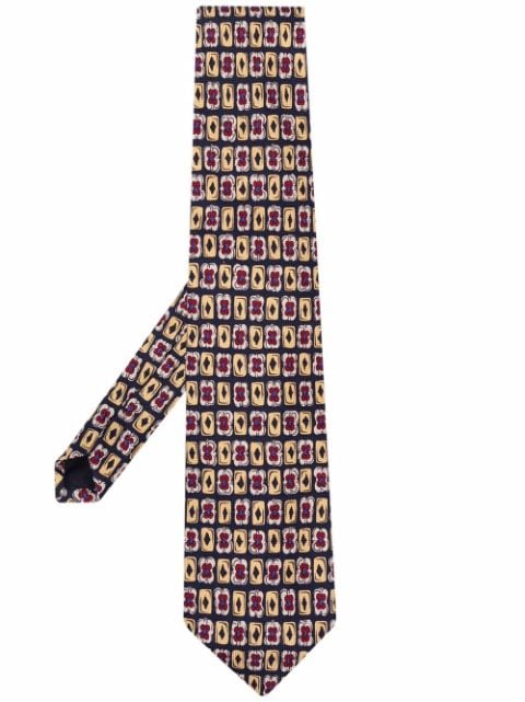 Prada Pre-Owned - 1990s graphic-print silk tie