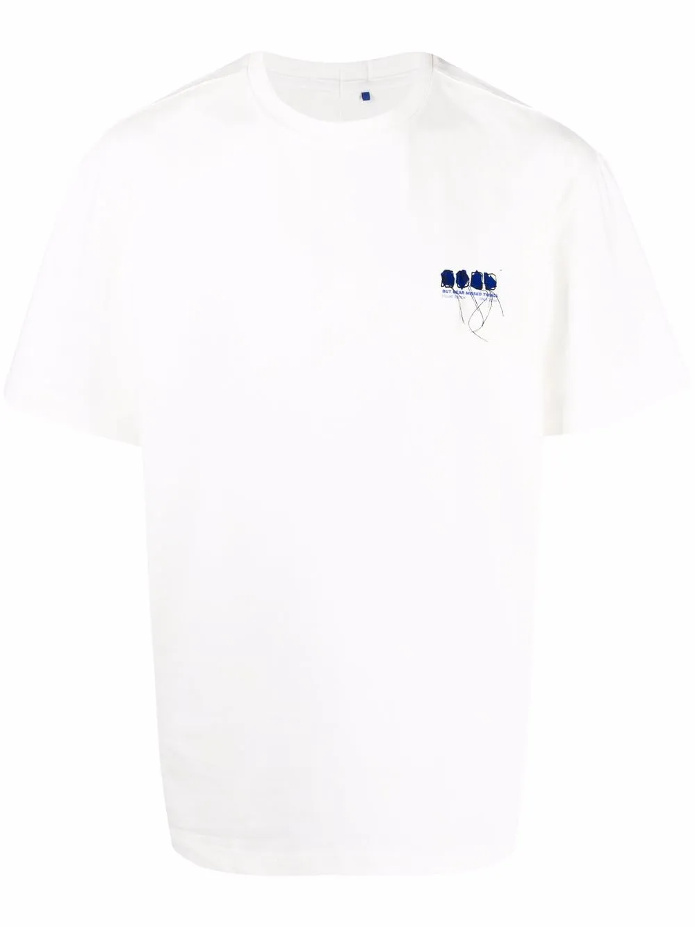 

Ader Error frayed-logo T-shirt - White