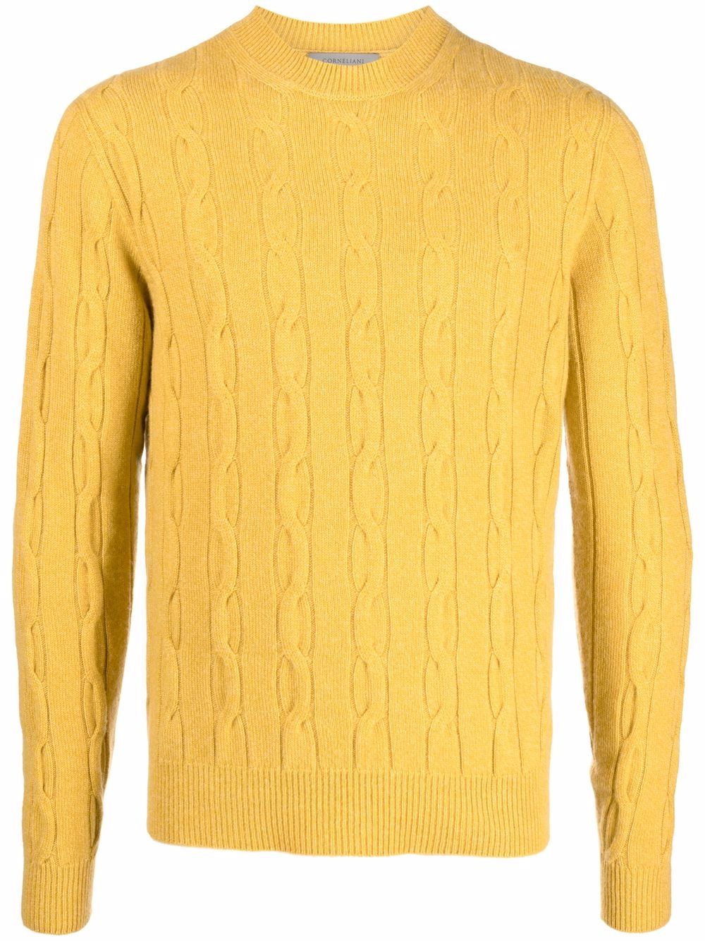 фото Corneliani cable knit cashmere jumper