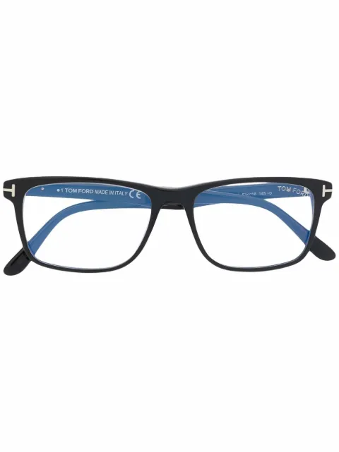TOM FORD Eyewear polished-effect square-frame glasses 