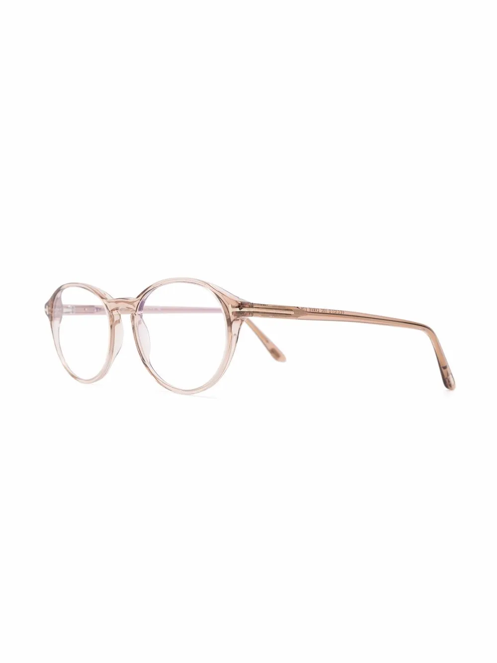TOM FORD Eyewear Bril met rond montuur Bruin