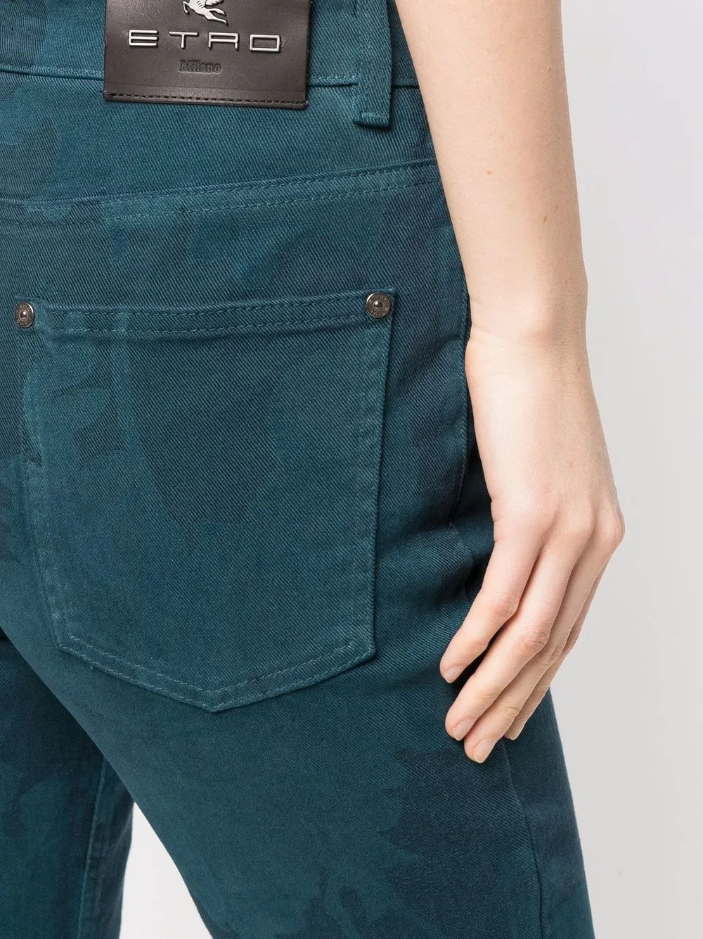 фото Etro расклешенные джинсы средней посадки