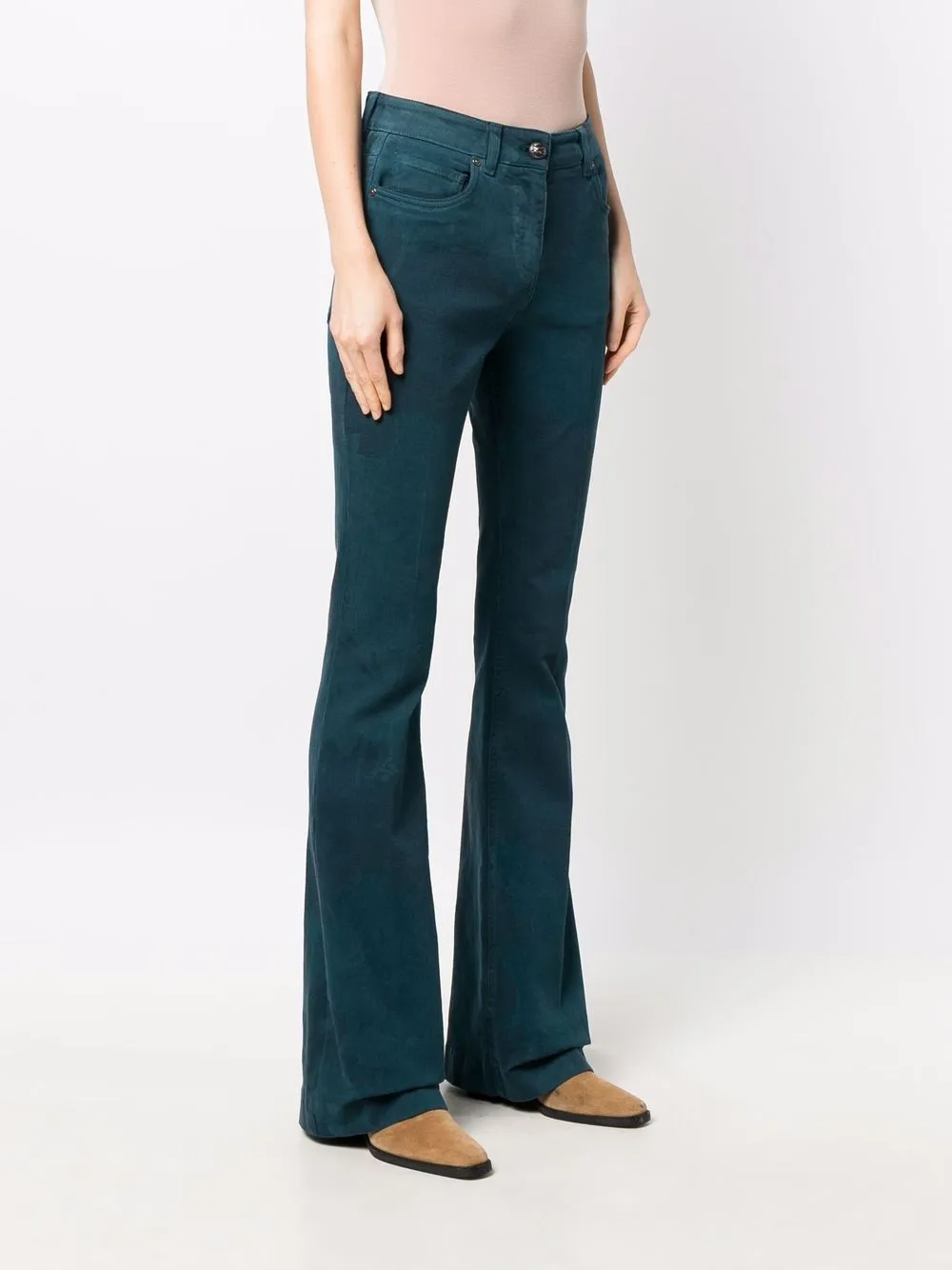 фото Etro расклешенные джинсы средней посадки