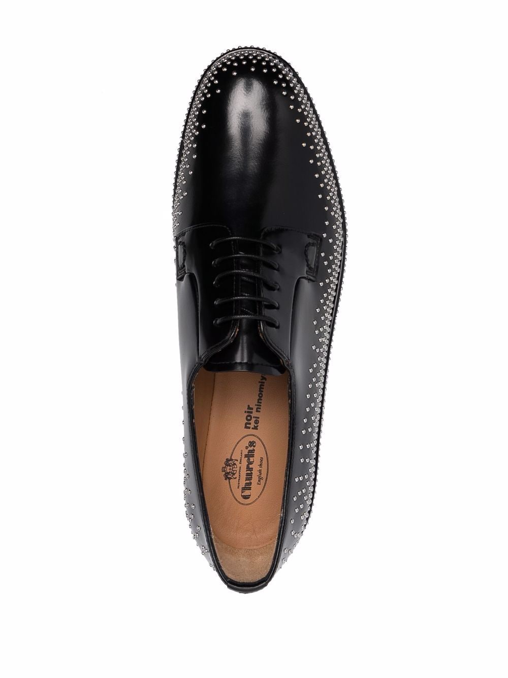 фото Church's stud-embellished leather oxford shoes