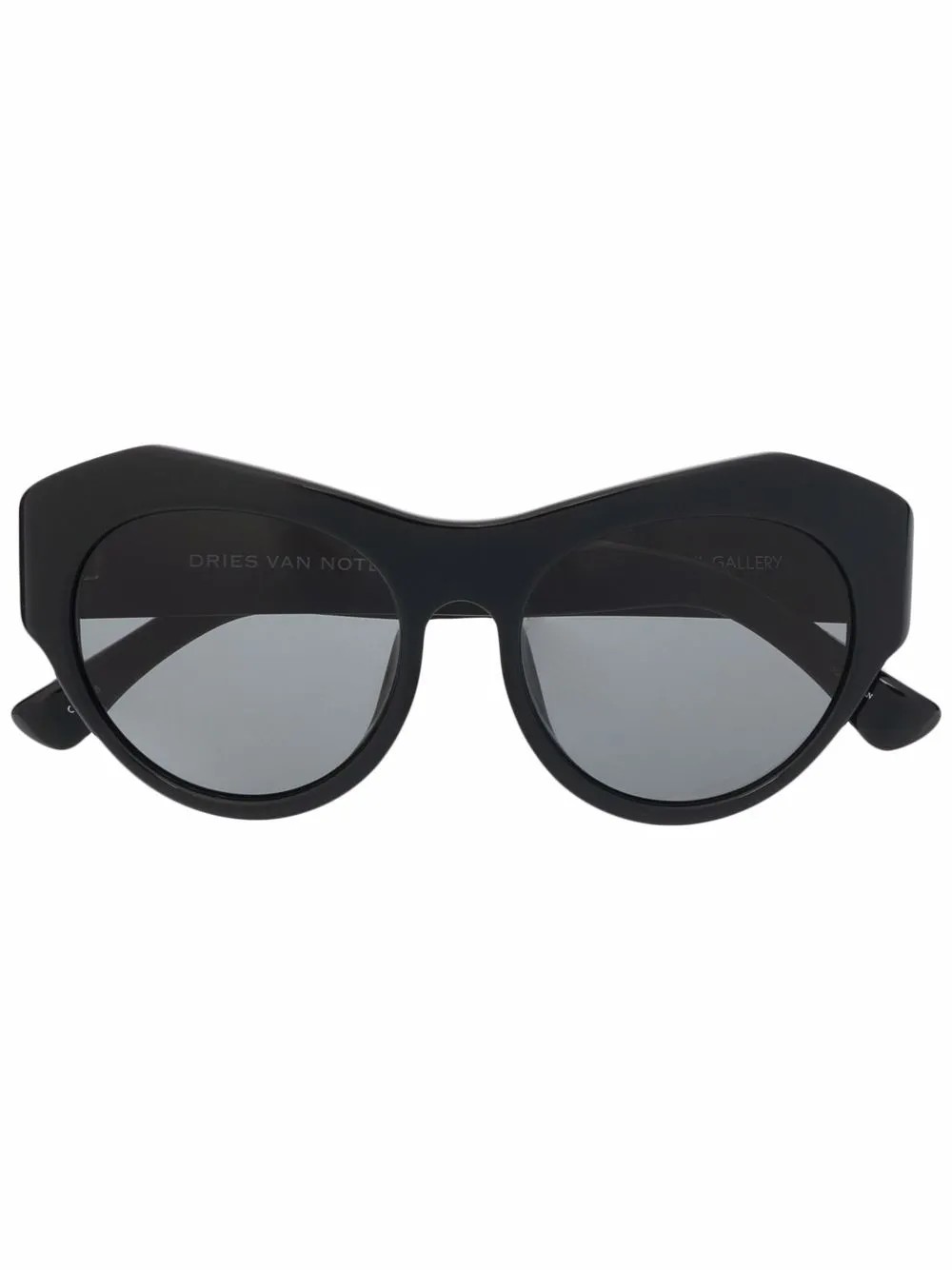 Linda Farrow Zonnebril met cat-eye montuur Zwart