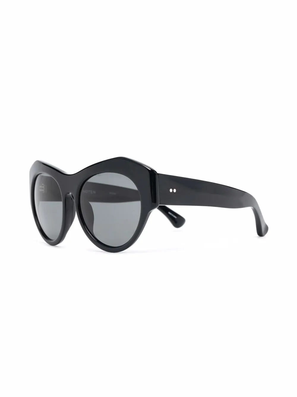 Linda Farrow Zonnebril met cat-eye montuur Zwart