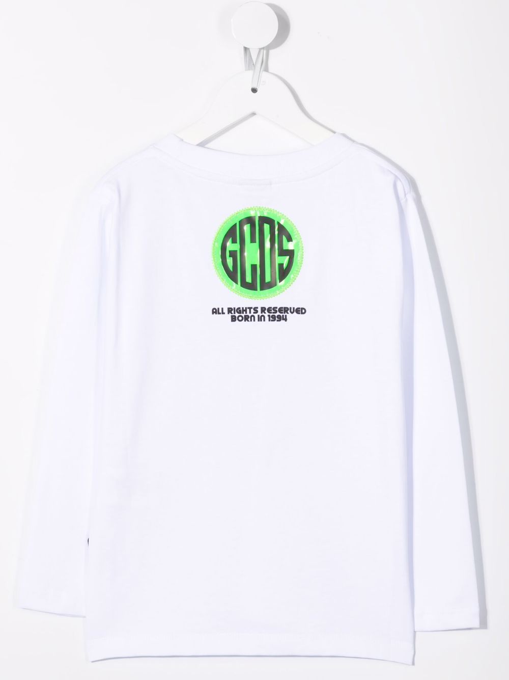 Shop Gcds Logo-printed T-shirt In White