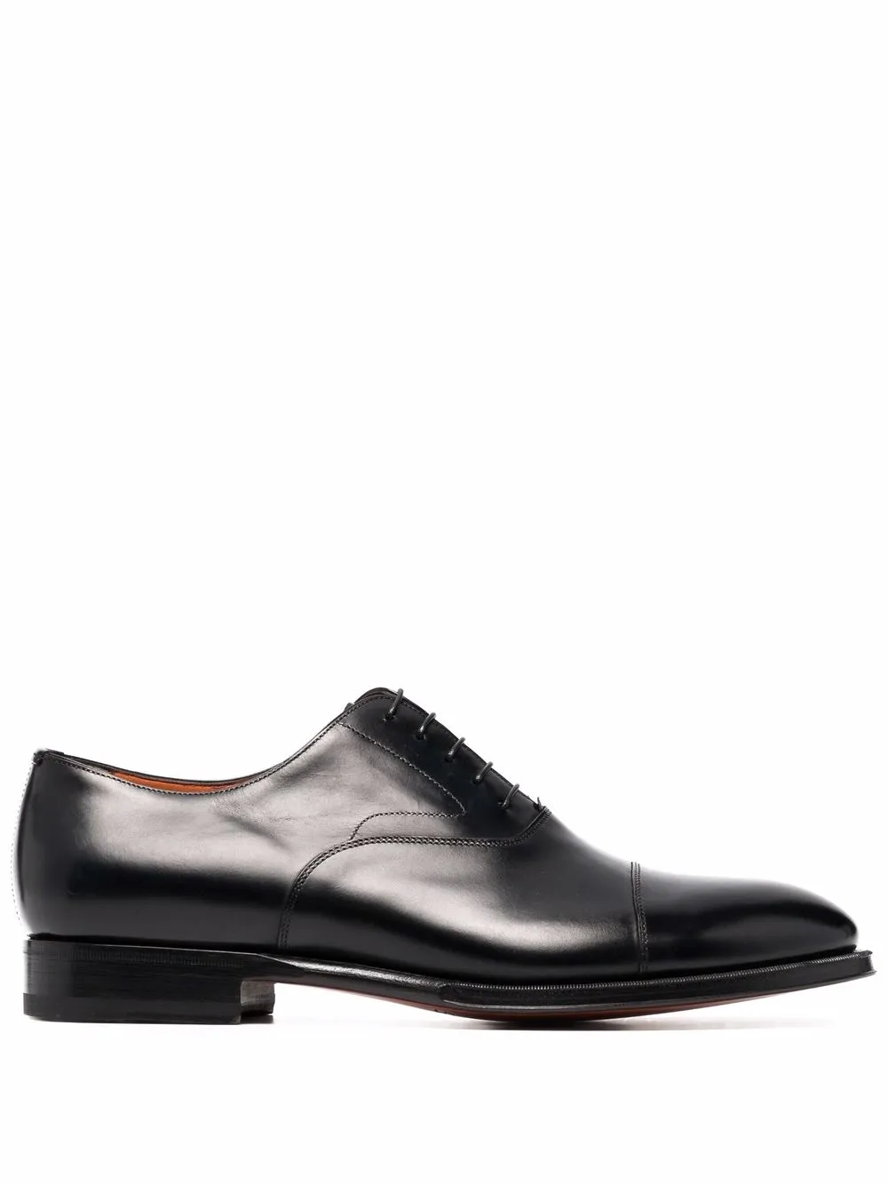 Santoni оксфорды с миндалевидным носком 39185₽