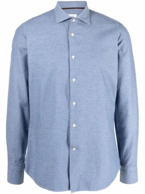 Tintoria Mattei long-sleeved twill shirt