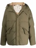 Ten C concealed puffer jacket - Green