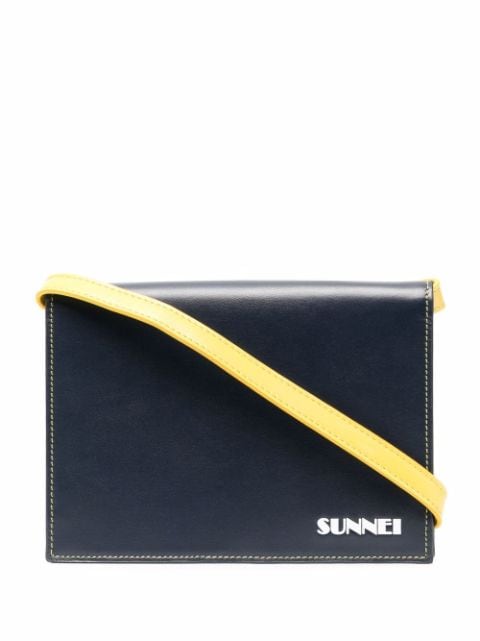 Sunnei logo shoulder bag