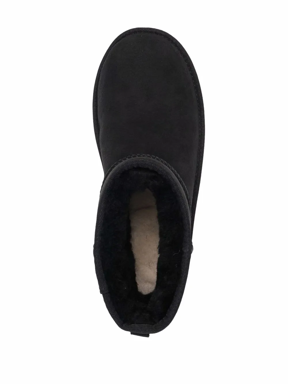 Ugg Classic Mini Ii Shearling Ankle Boots - Women's - Rubber/sheep Skin/shearling In Black