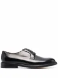 Doucal's leather derby shoes - Black