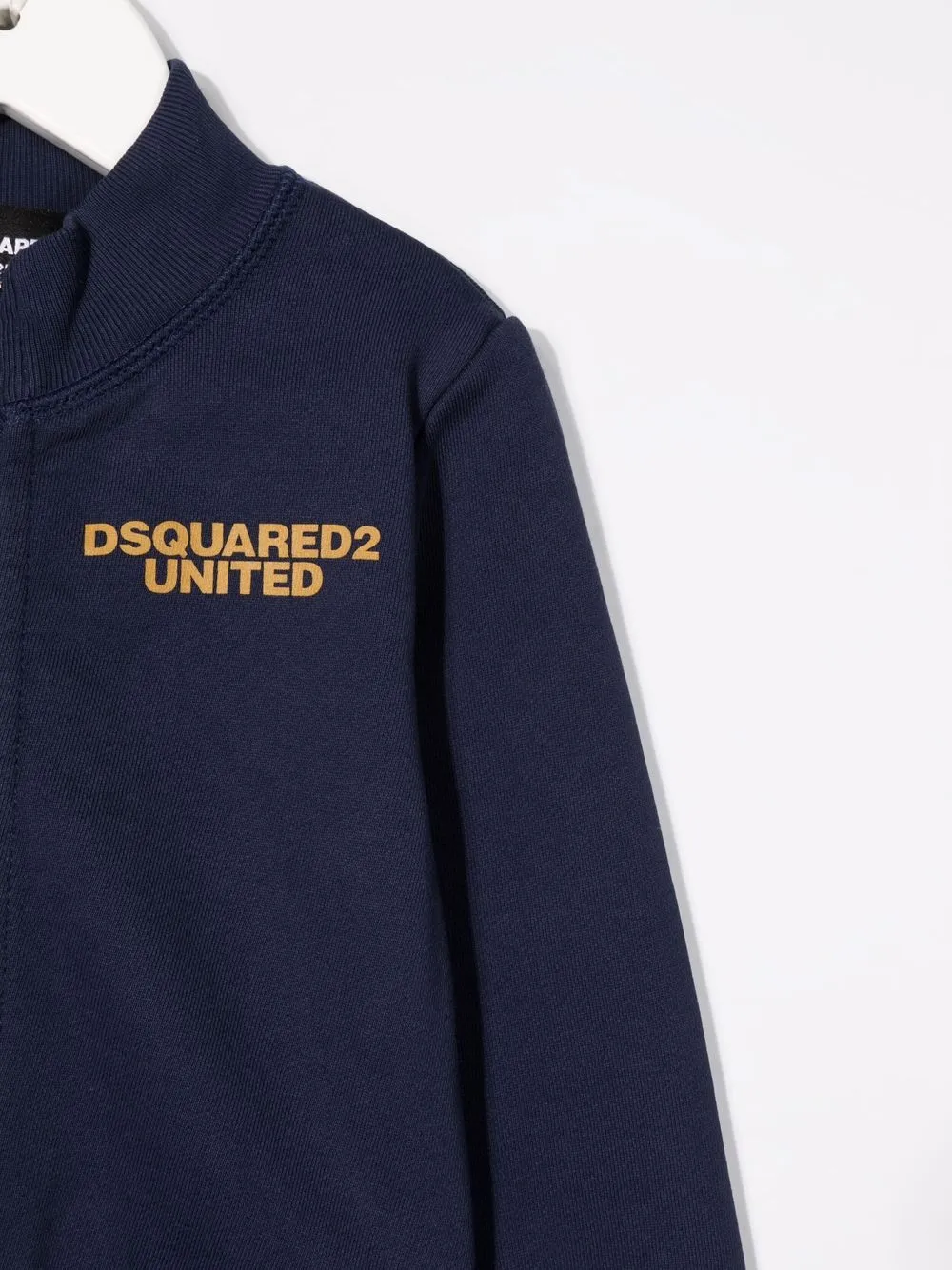 Dsquared2 Logo-print Zip-up Track Jacket In Blue