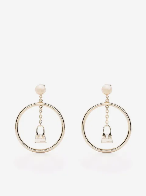 Jacquemus Le Chiquito drop hoop earrings