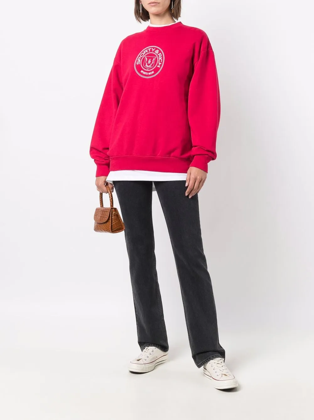 фото Sporty & rich толстовка с логотипом