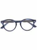 Calvin Klein round frame glasses - Silver