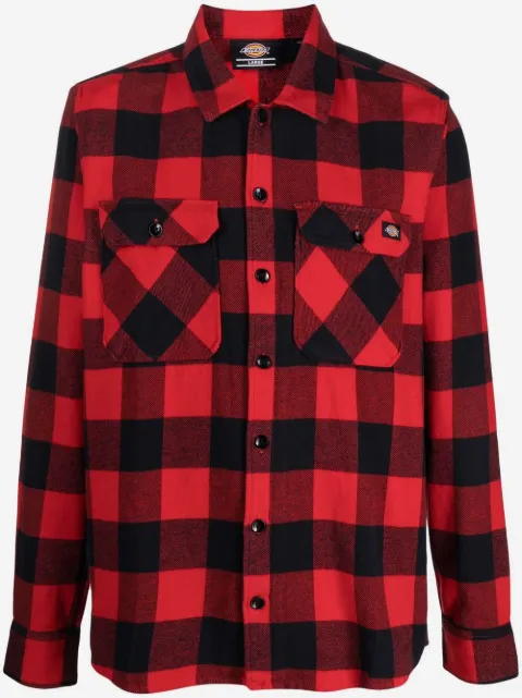 Dickies Construct checked cotton shirt