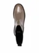 Moncler elasticated-panels leather boots