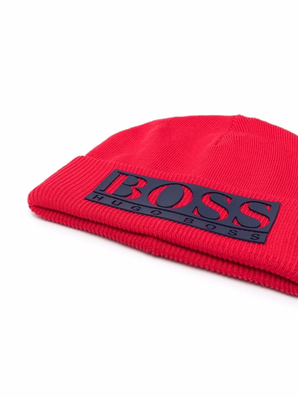 фото Boss kidswear шапка бини с нашивкой-логотипом