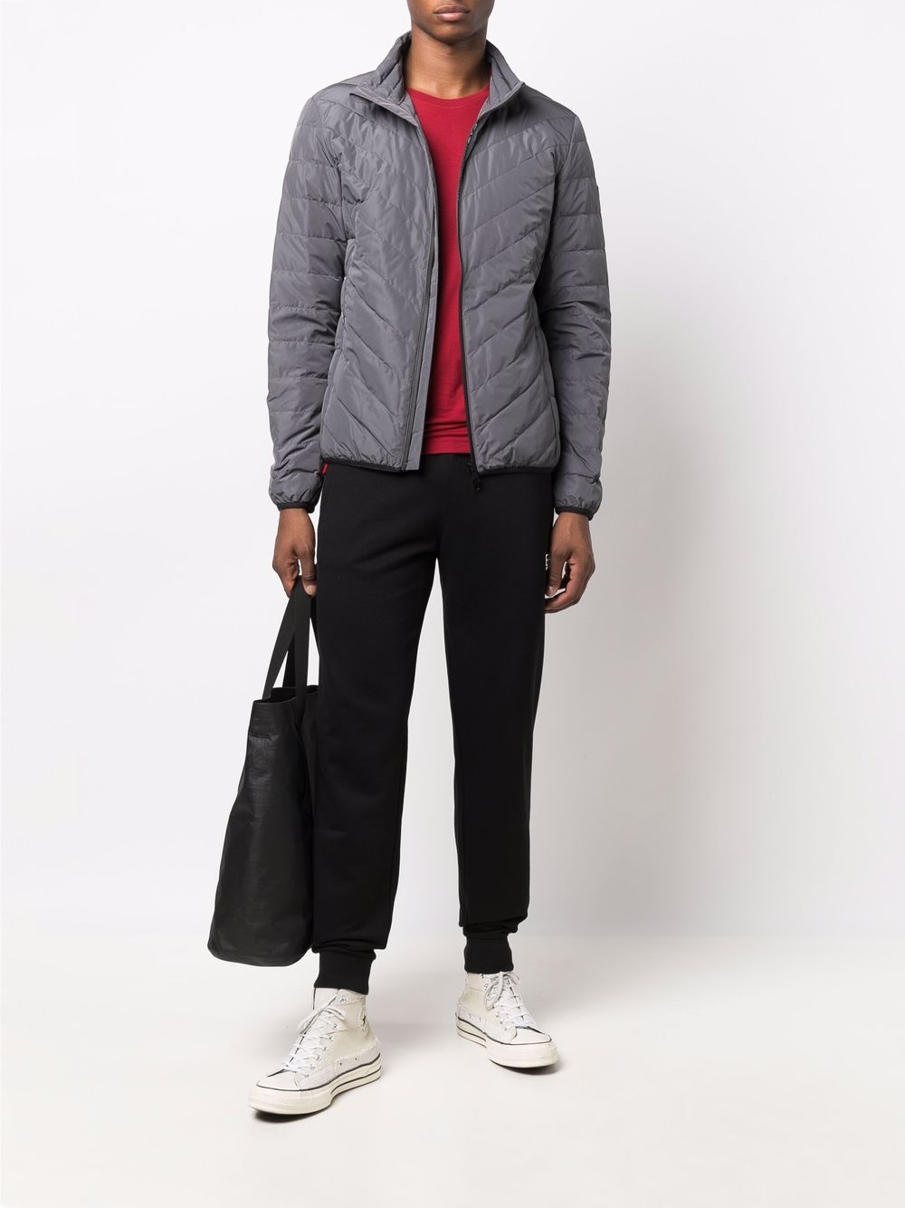 Image 2 of Ea7 Emporio Armani high-neck zip-up padded jacket