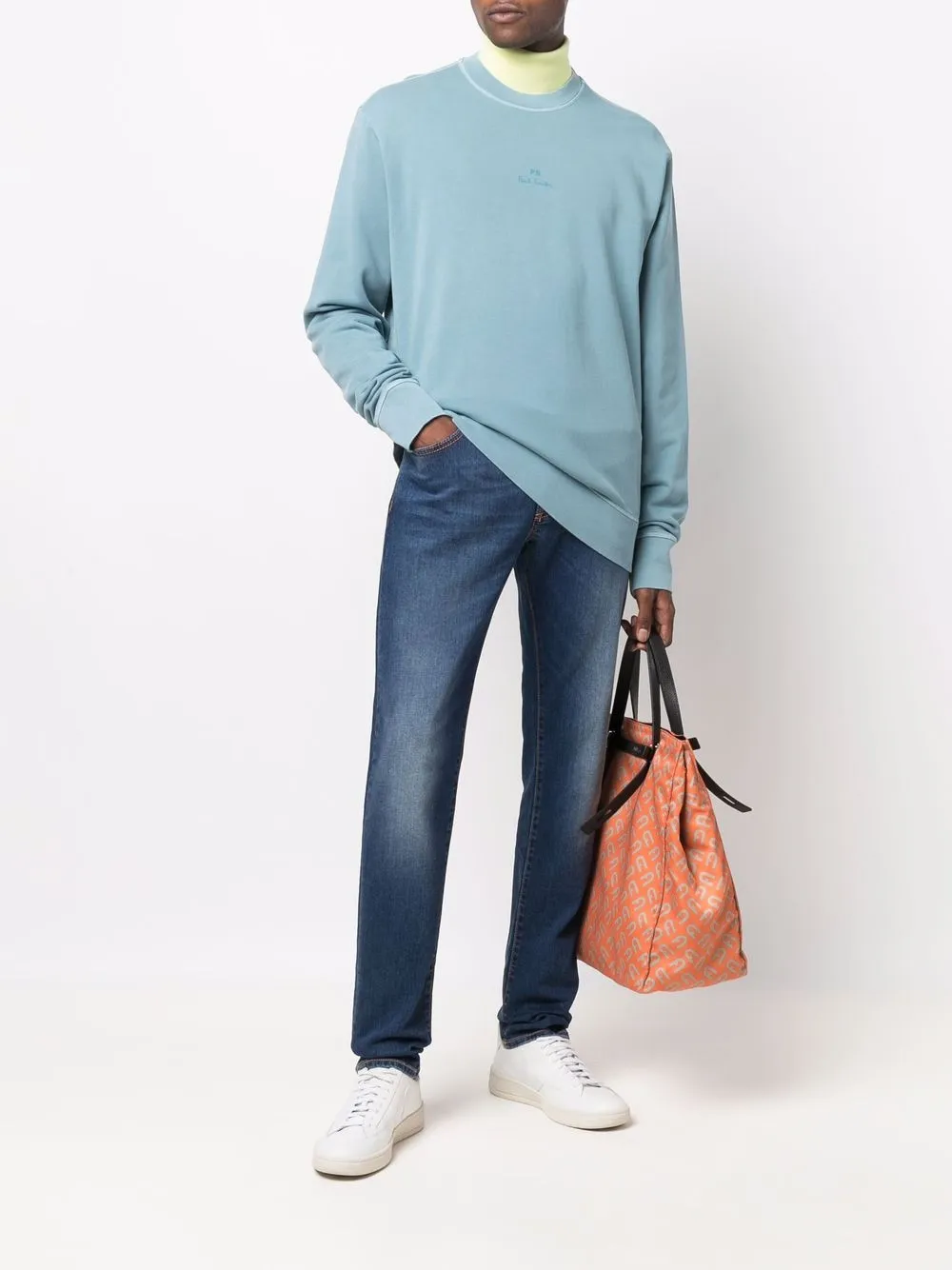 Image 2 of PS Paul Smith logo-print cotton sweatshirt