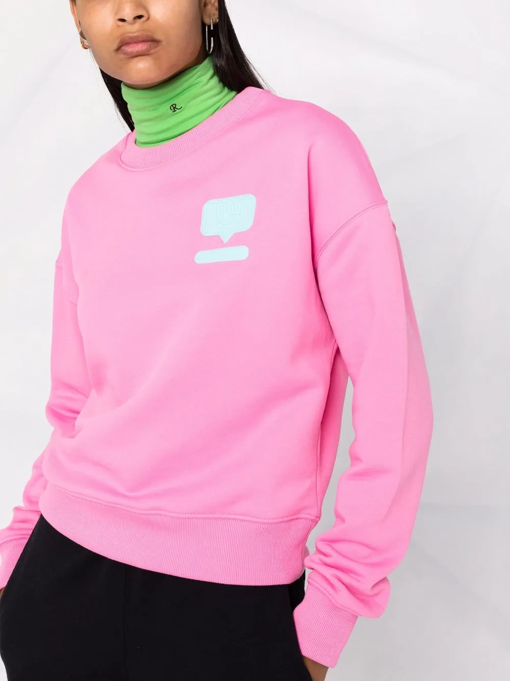 фото Chiara ferragni толстовка с логотипом