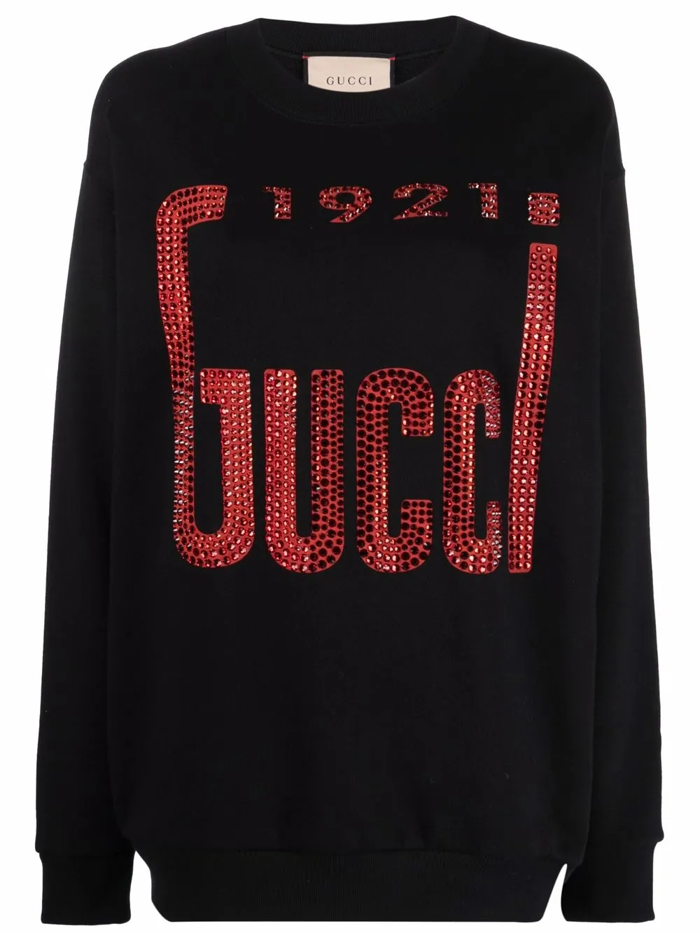 

Gucci sudadera con logo y detalles - Negro