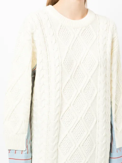 b+ab cable-knit Jumper - Farfetch
