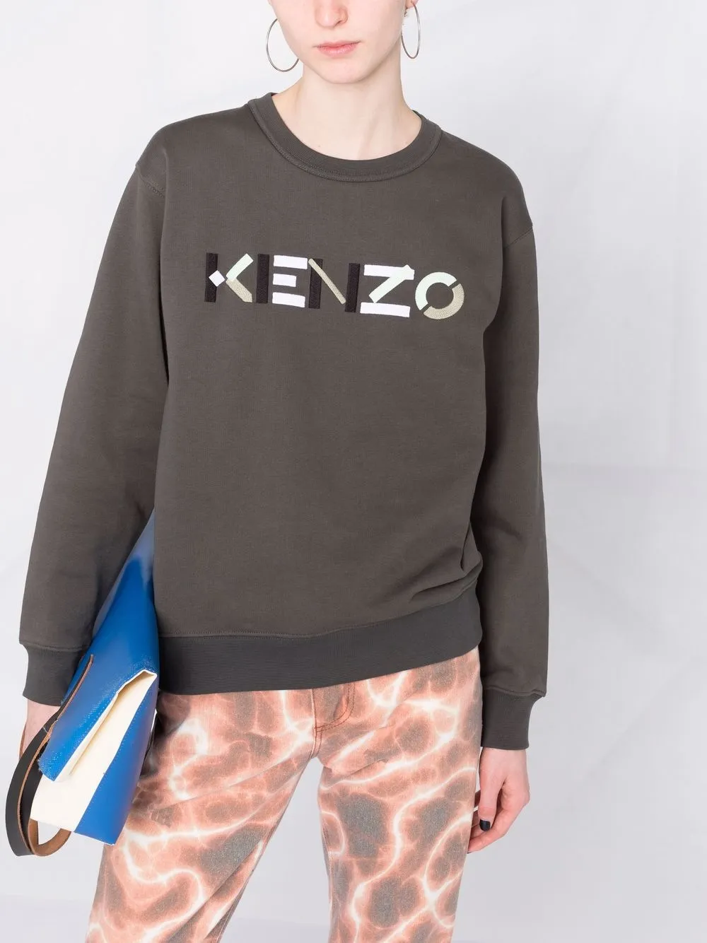 фото Kenzo толстовка с вышитым логотипом