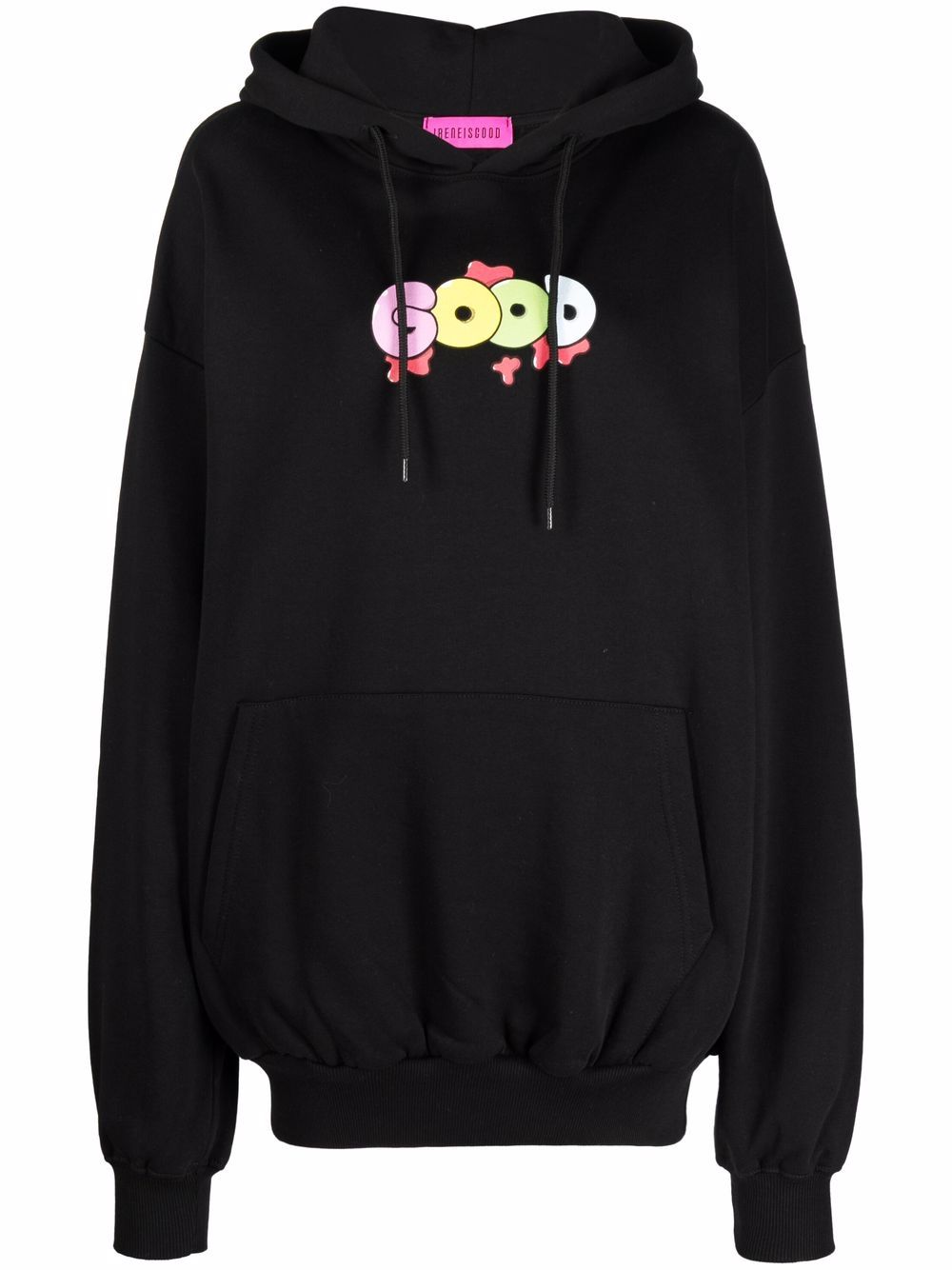 IRENEISGOOD oversized logo-print hoodie
