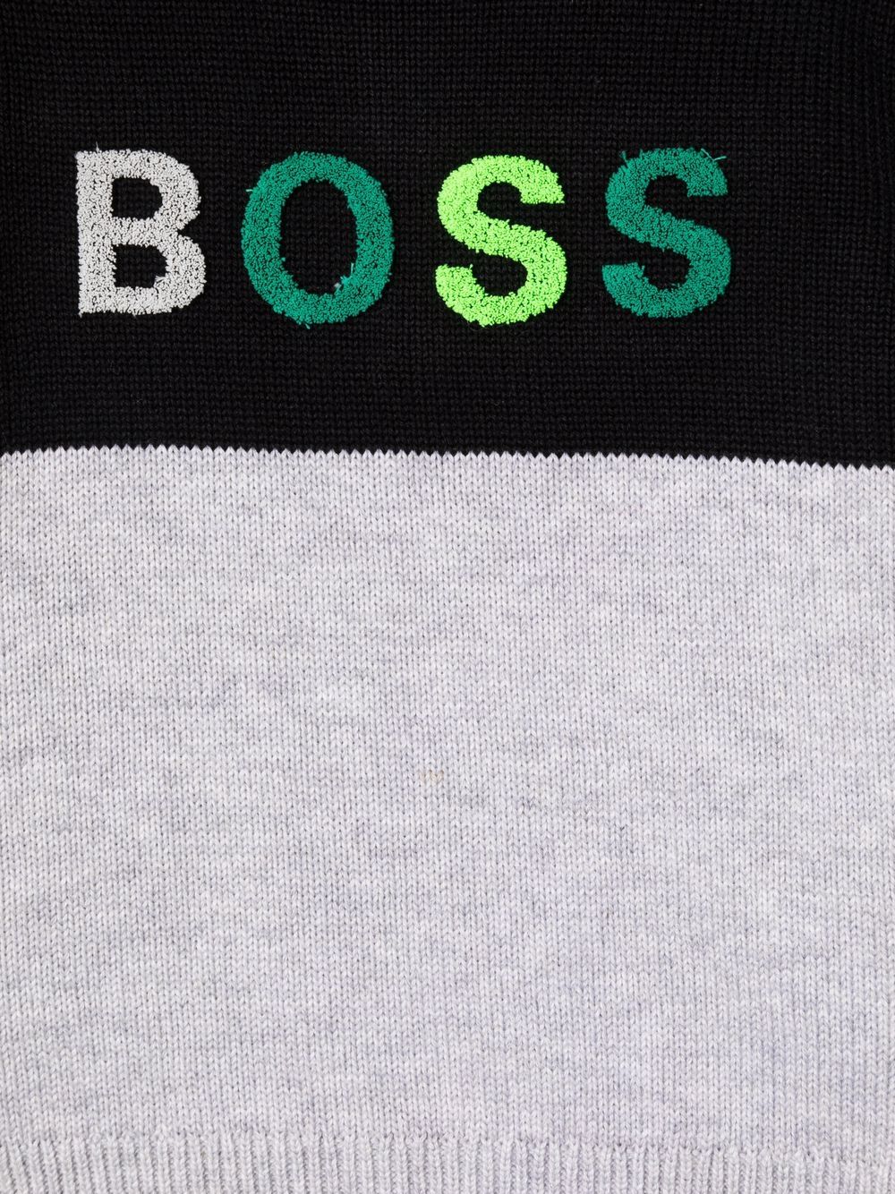 фото Boss kidswear свитер с вышитым логотипом