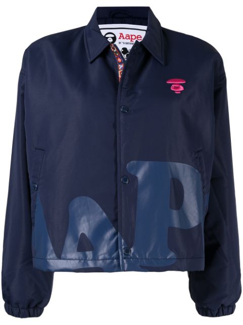 AAPE BY *A BATHING APE chest embroidered-logo jacket Women