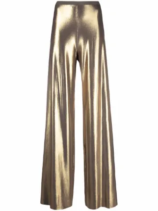 Rick Owens Lilies Metallic wide-leg 