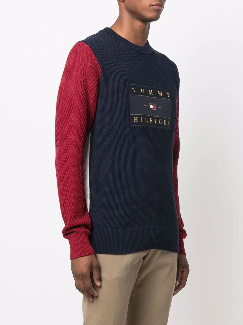 фото Tommy hilfiger толстовка в стиле колор-блок