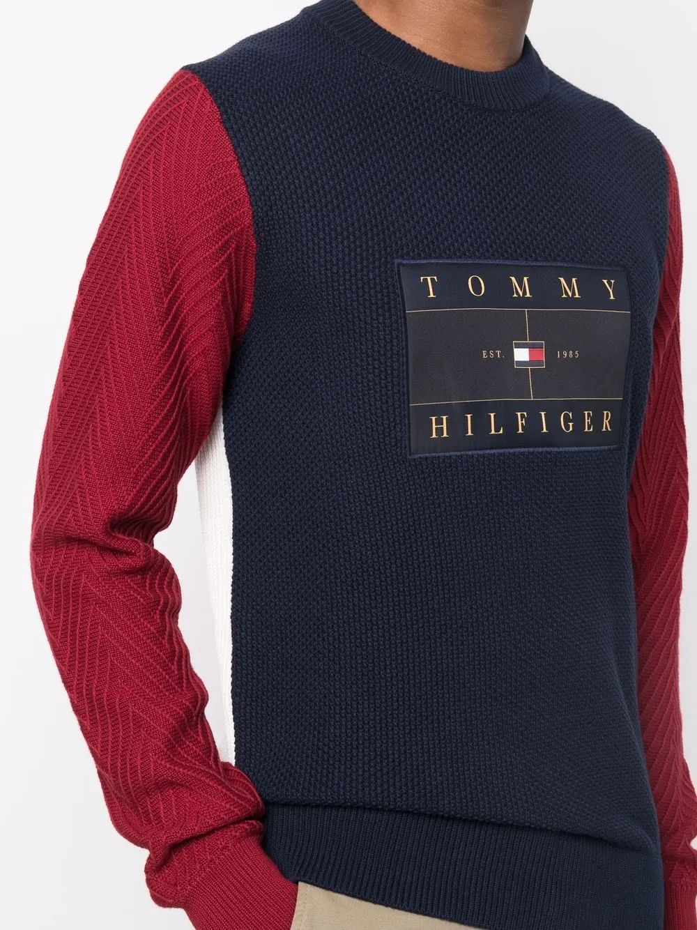 фото Tommy hilfiger толстовка в стиле колор-блок