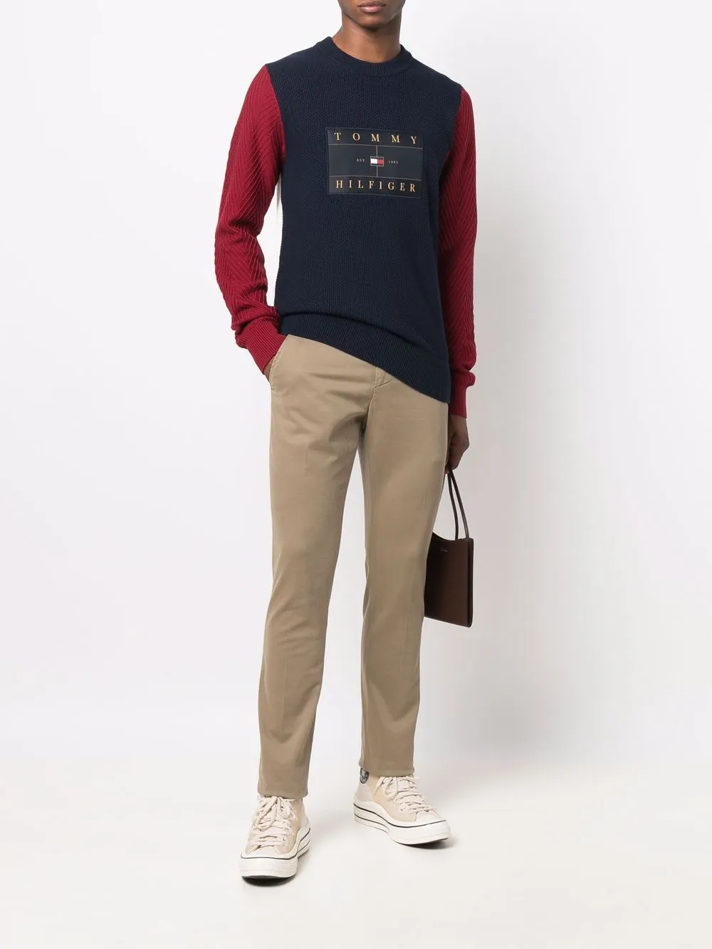 фото Tommy hilfiger толстовка в стиле колор-блок