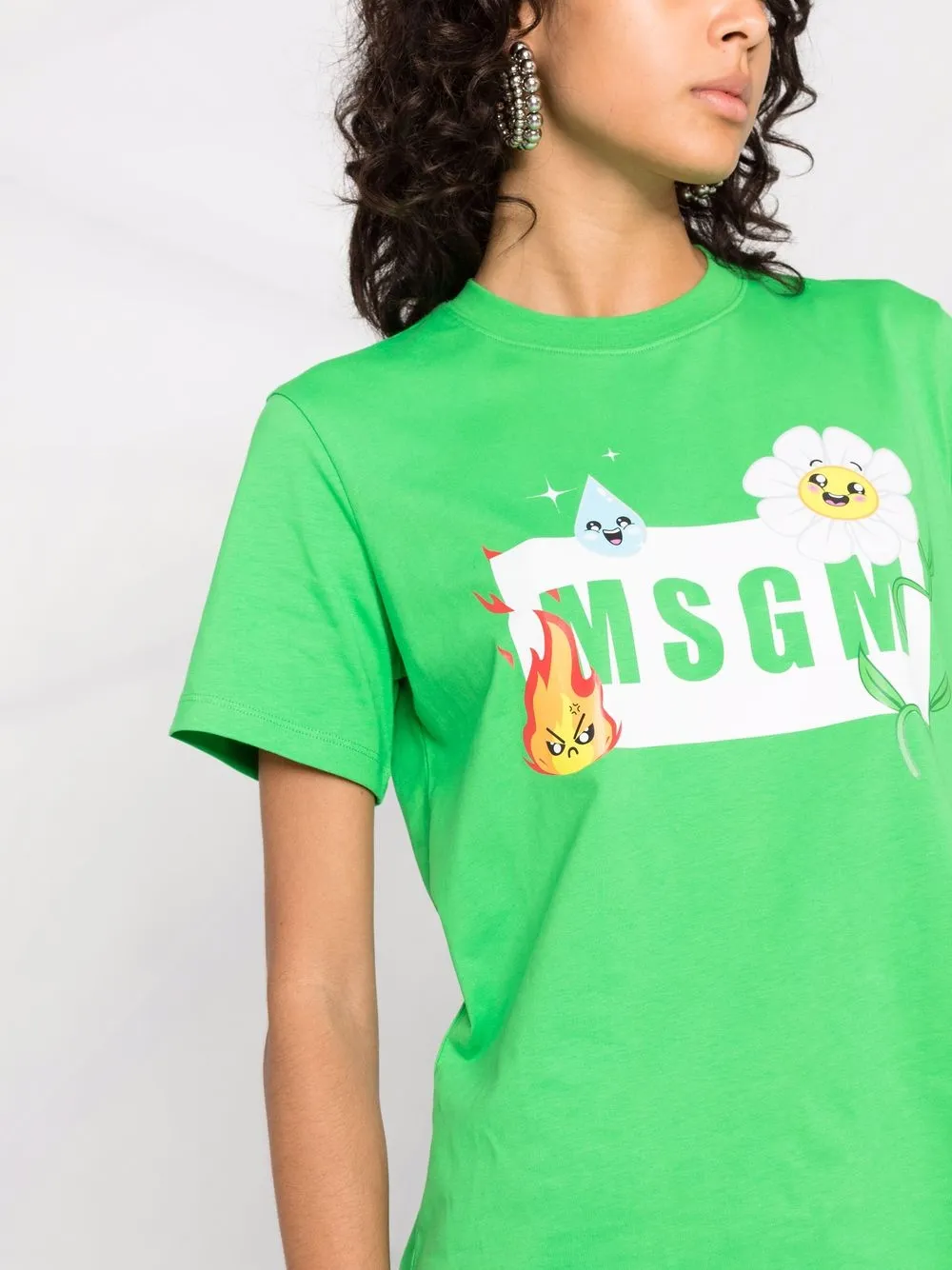 фото Msgm футболка с логотипом