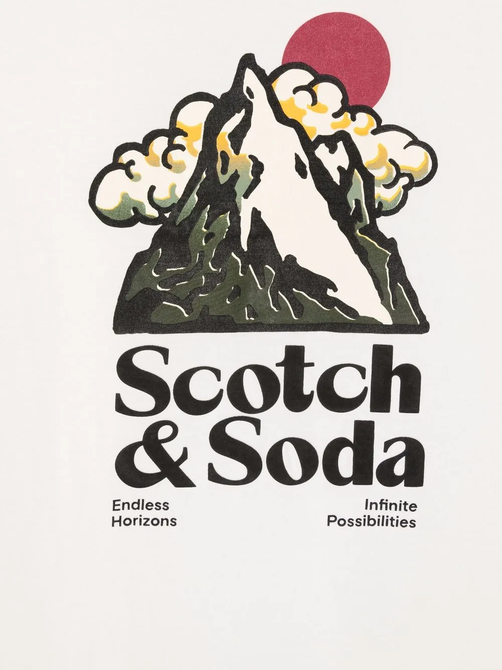 фото Scotch & soda футболка с графичным принтом