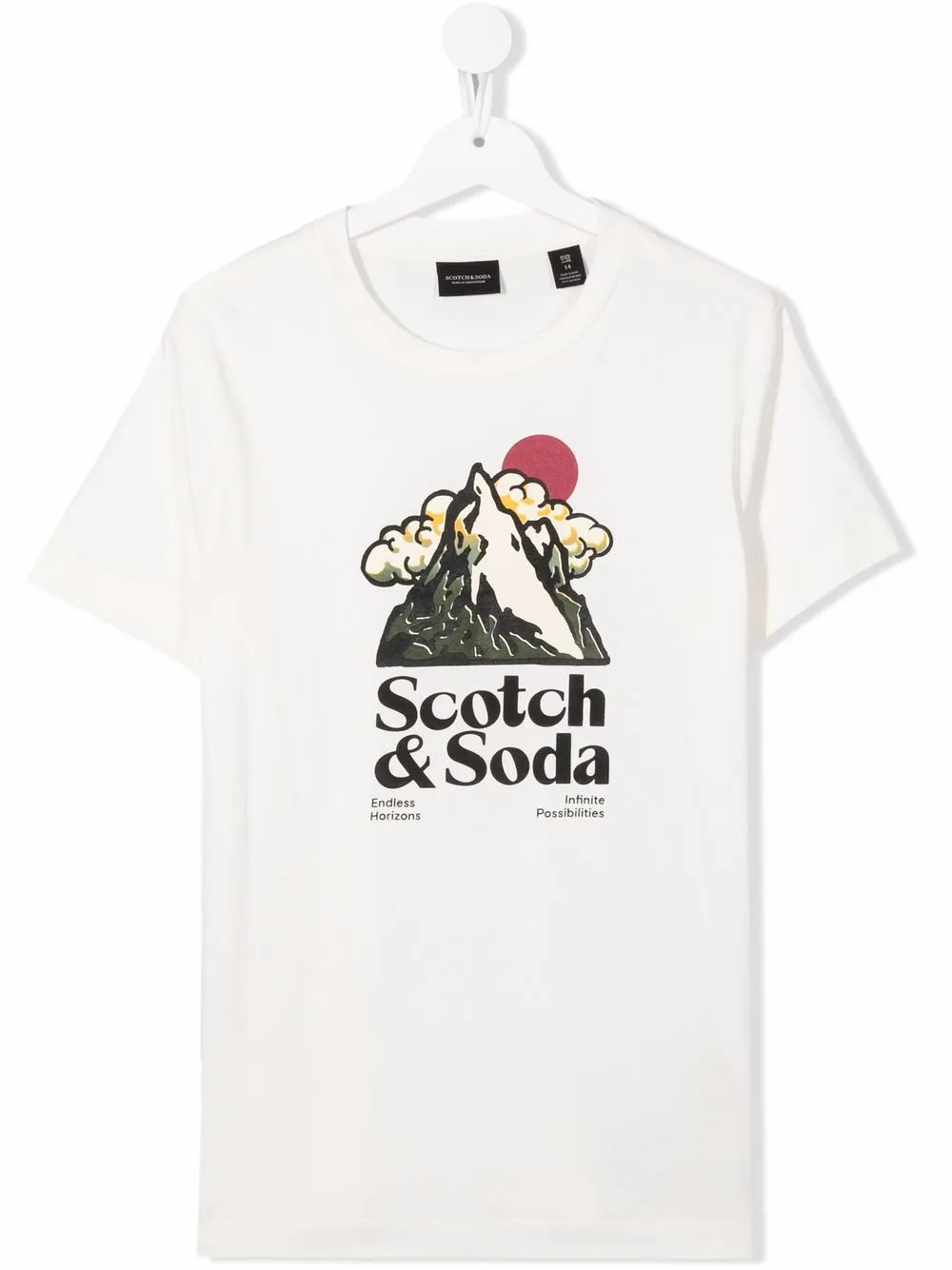 фото Scotch & soda футболка с графичным принтом