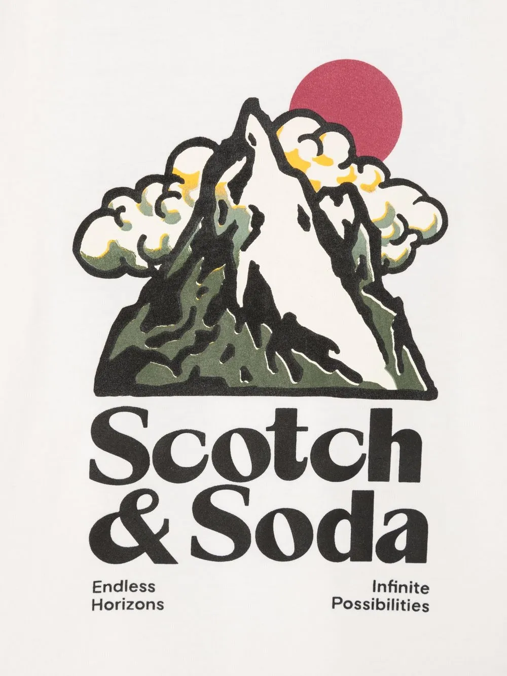 Scotch & Soda White T-shirt For Boy With Print In White