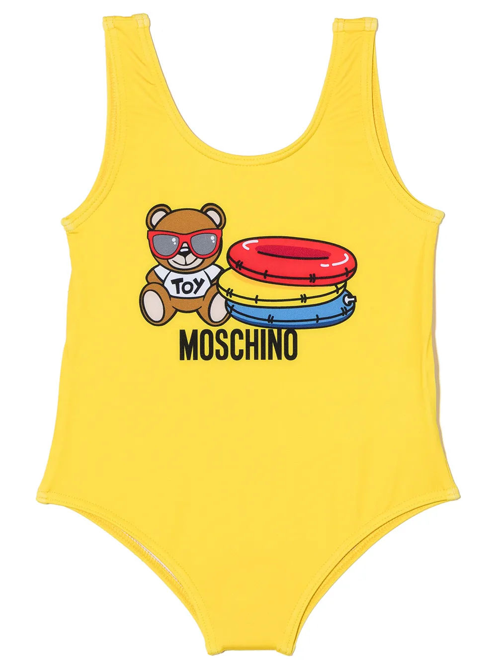 фото Moschino kids купальник teddy bear с логотипом