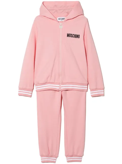 Moschino Kids بدلة رياضية قطعتين بنقش تيدي