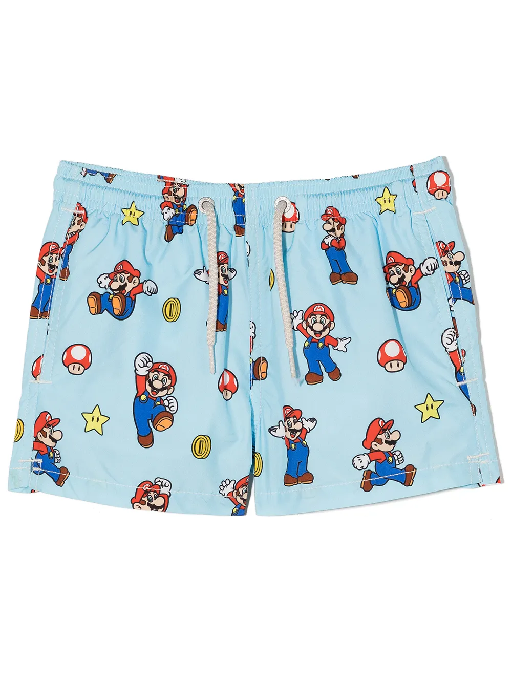 

MC2 Saint Barth Kids shorts de playa Super Maio - Azul