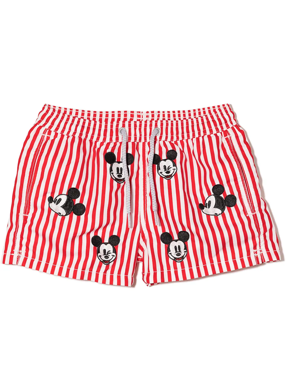 

MC2 Saint Barth Kids shorts de playa Mickey Mouse - Rojo