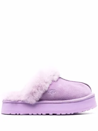 UGG Disquette Suede Slippers Farfetch