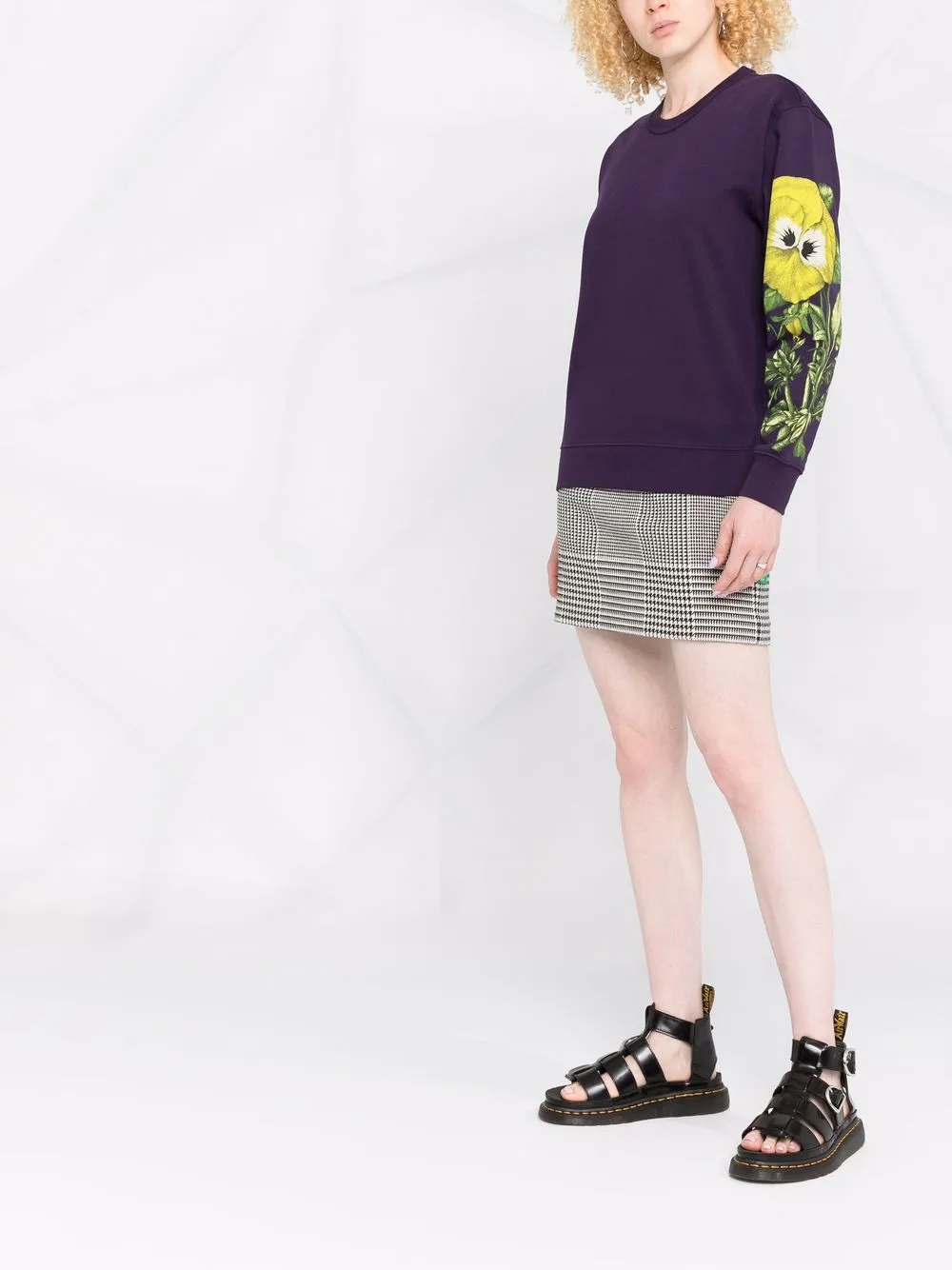 фото Kenzo толстовка с цветочным принтом