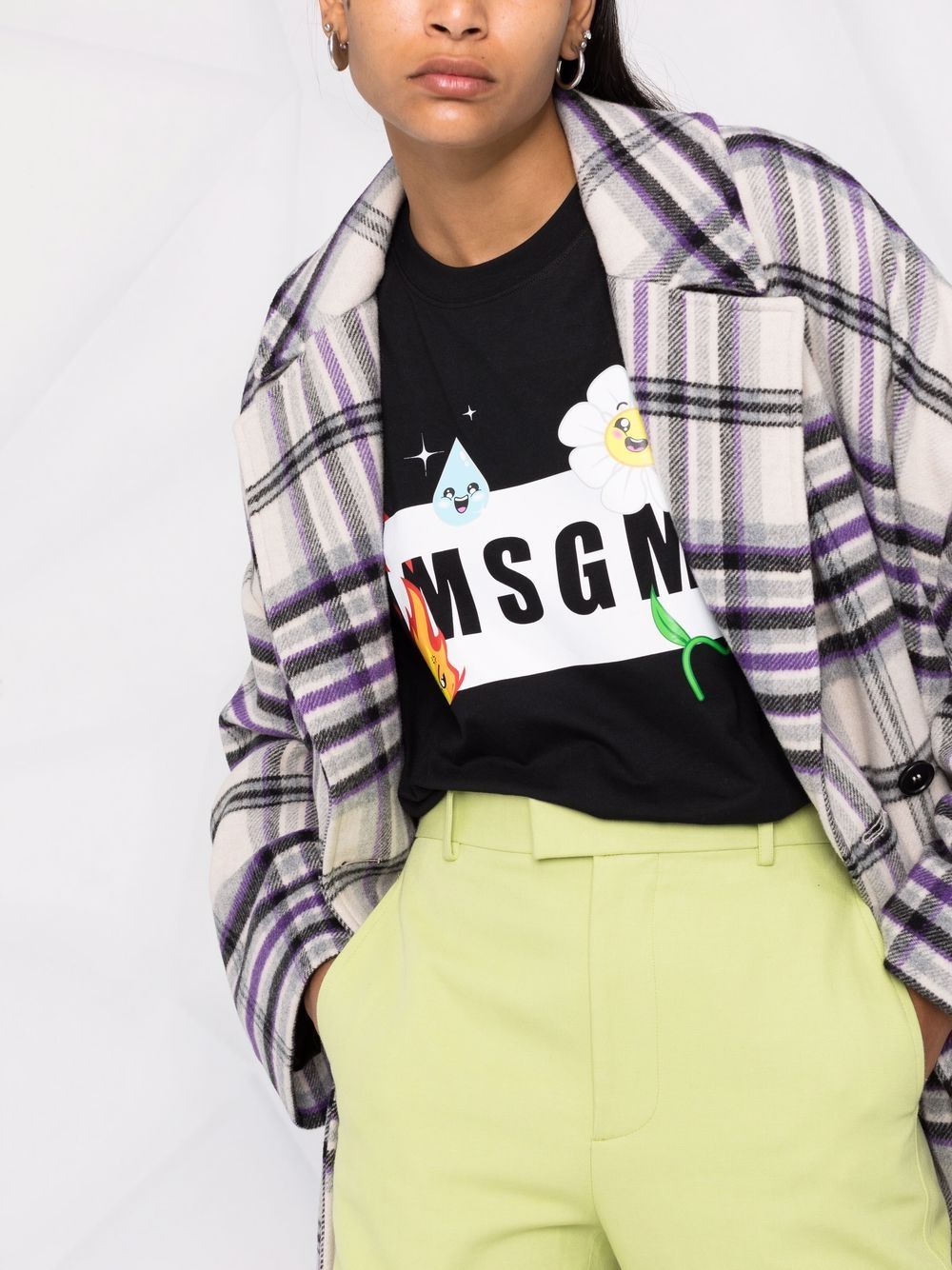 фото Msgm футболка с логотипом