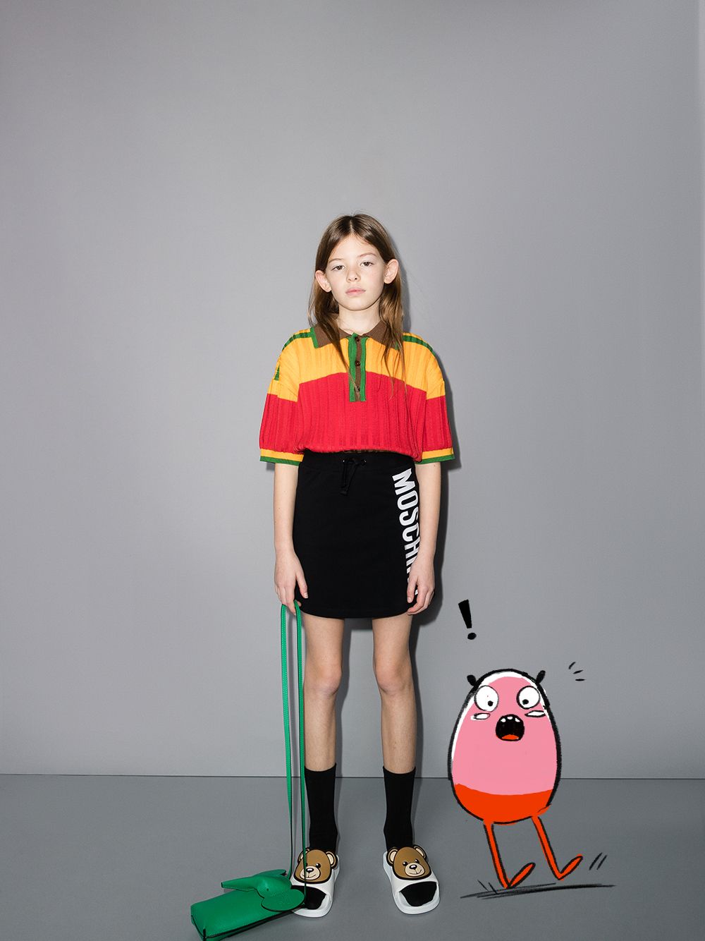 фото Moschino kids юбка с логотипом