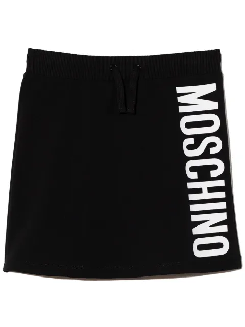 Moschino Kids تنورة بطبعة شعار الماركة